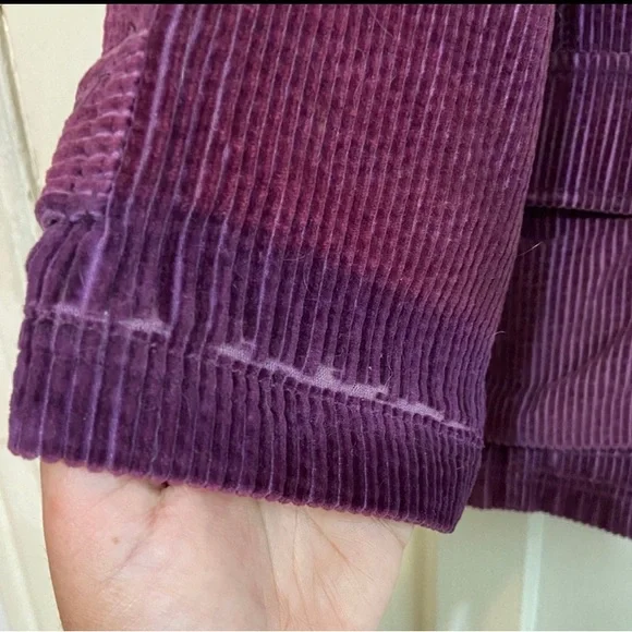 L.L.Bean‎ women’s vintage corduroy purple jacket size Medium P - Picture 10 of 11